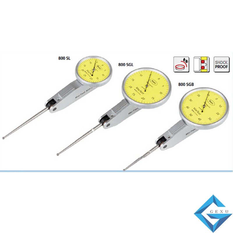 德國馬爾Mahr 長測頭型杠桿表800SL 0.25mm機械杠桿百分表4306250